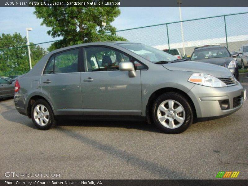 Sandstone Metallic / Charcoal 2008 Nissan Versa 1.8 SL Sedan