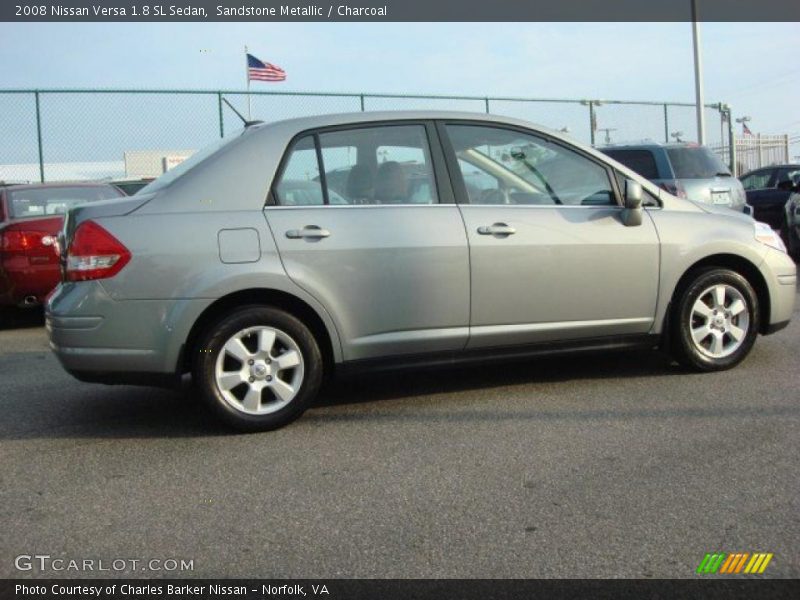 Sandstone Metallic / Charcoal 2008 Nissan Versa 1.8 SL Sedan
