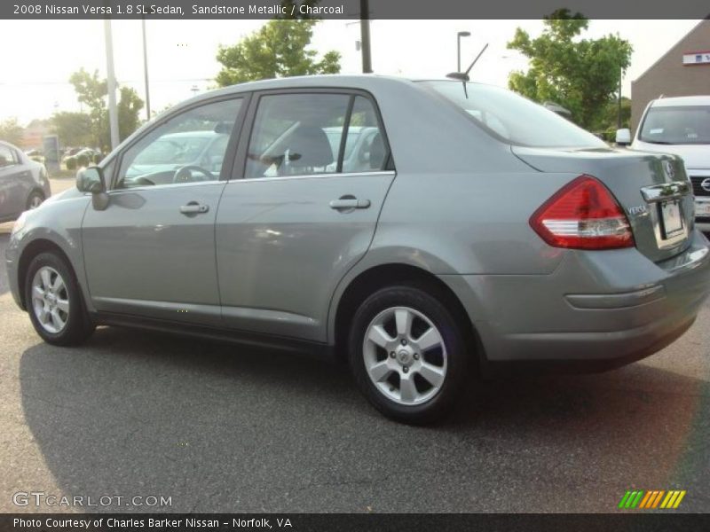 Sandstone Metallic / Charcoal 2008 Nissan Versa 1.8 SL Sedan