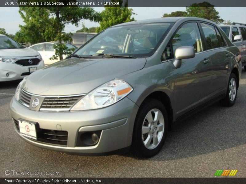 Sandstone Metallic / Charcoal 2008 Nissan Versa 1.8 SL Sedan