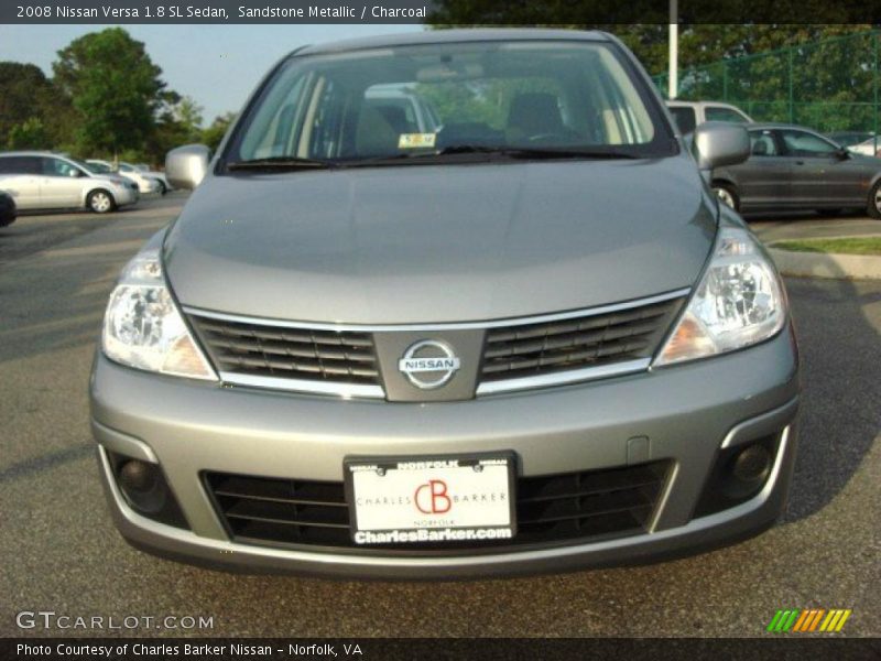 Sandstone Metallic / Charcoal 2008 Nissan Versa 1.8 SL Sedan