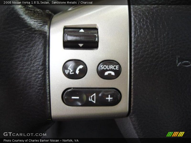 Sandstone Metallic / Charcoal 2008 Nissan Versa 1.8 SL Sedan