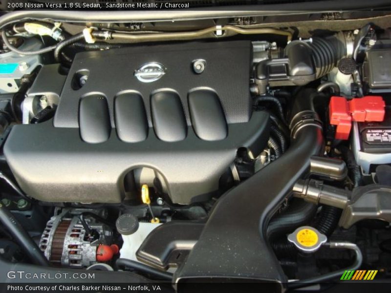 Sandstone Metallic / Charcoal 2008 Nissan Versa 1.8 SL Sedan