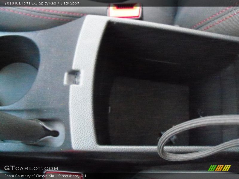 Spicy Red / Black Sport 2010 Kia Forte SX