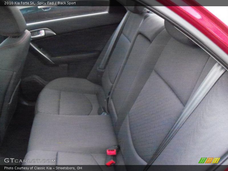 Spicy Red / Black Sport 2010 Kia Forte SX