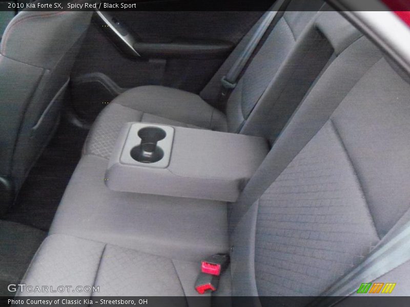 Spicy Red / Black Sport 2010 Kia Forte SX