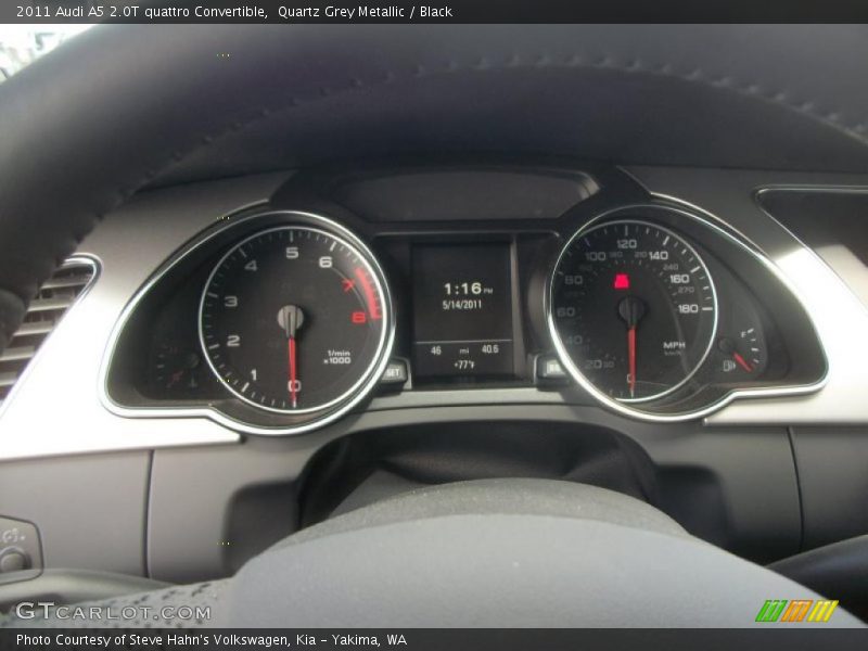  2011 A5 2.0T quattro Convertible 2.0T quattro Convertible Gauges