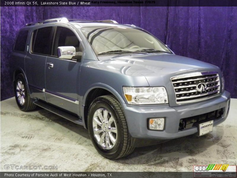 Lakeshore Slate Blue / Wheat 2008 Infiniti QX 56