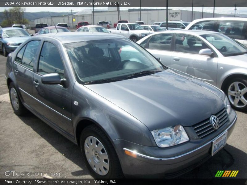 Platinum Grey Metallic / Black 2004 Volkswagen Jetta GLS TDI Sedan