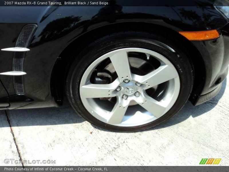 Brilliant Black / Sand Beige 2007 Mazda RX-8 Grand Touring