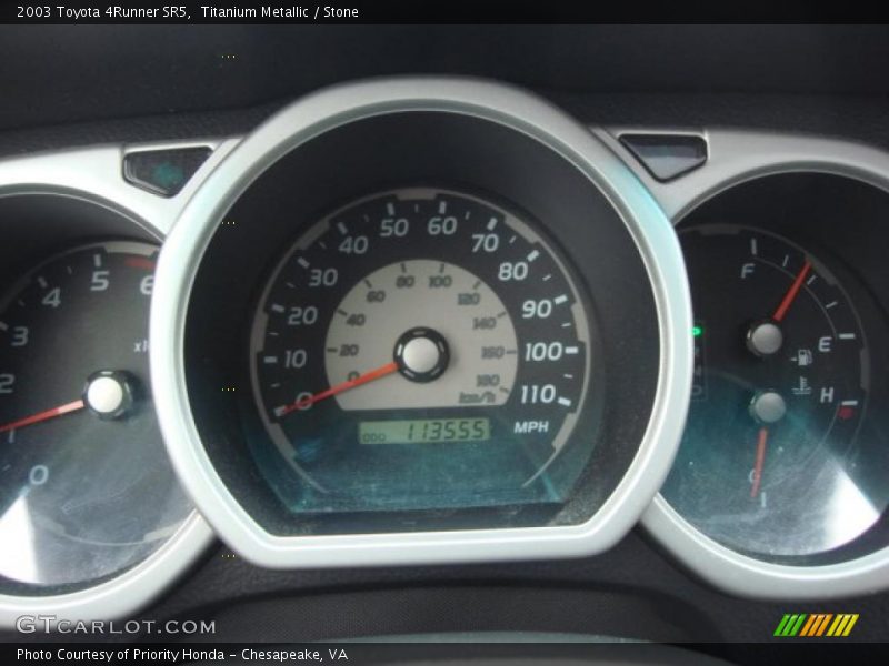 Titanium Metallic / Stone 2003 Toyota 4Runner SR5