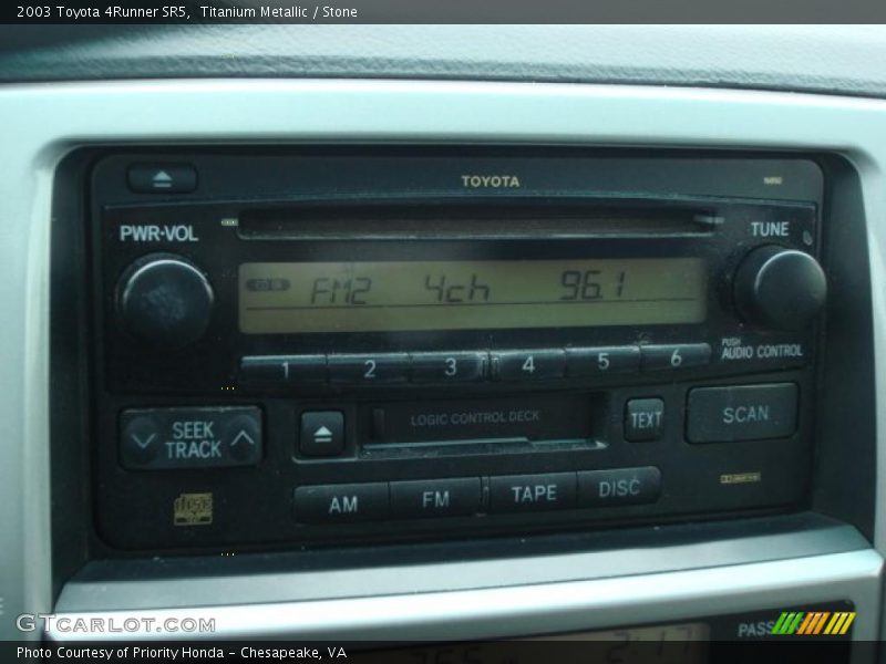 Titanium Metallic / Stone 2003 Toyota 4Runner SR5