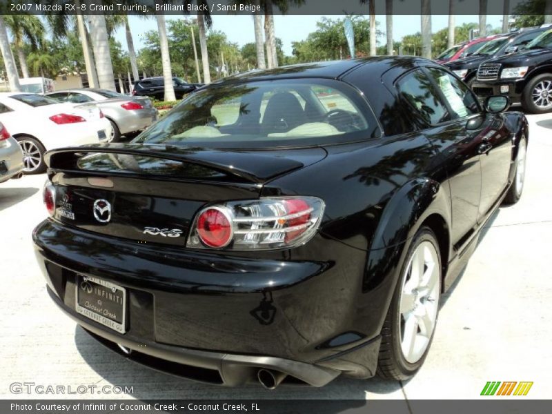 Brilliant Black / Sand Beige 2007 Mazda RX-8 Grand Touring