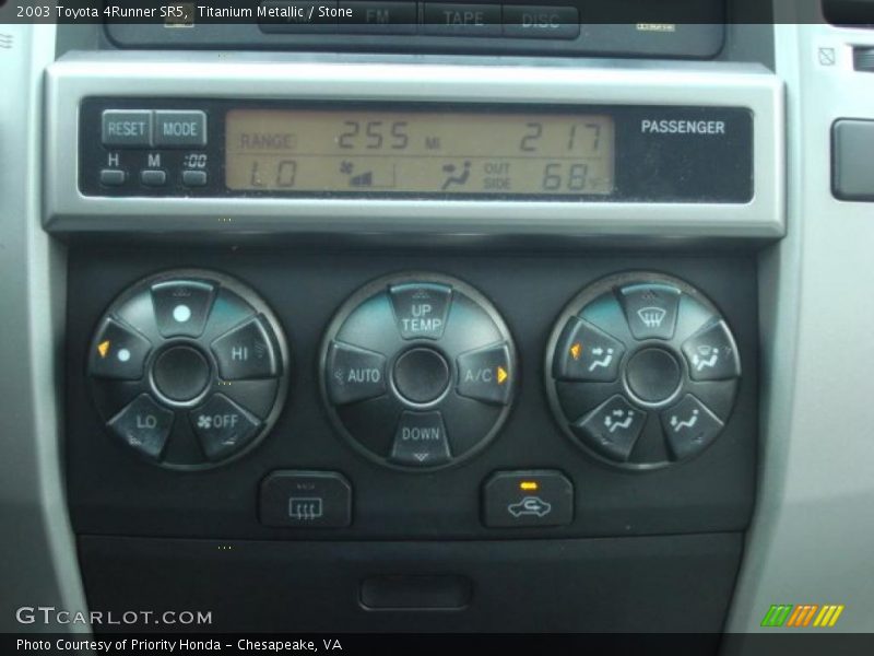 Titanium Metallic / Stone 2003 Toyota 4Runner SR5