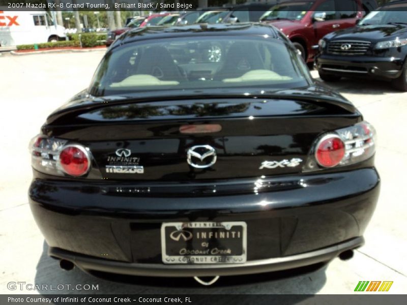Brilliant Black / Sand Beige 2007 Mazda RX-8 Grand Touring