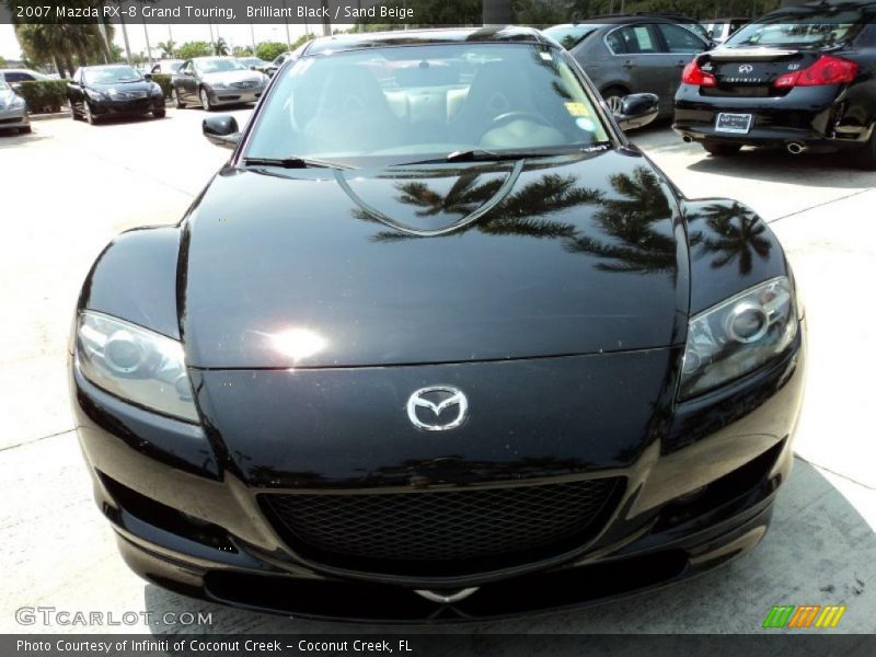 Brilliant Black / Sand Beige 2007 Mazda RX-8 Grand Touring