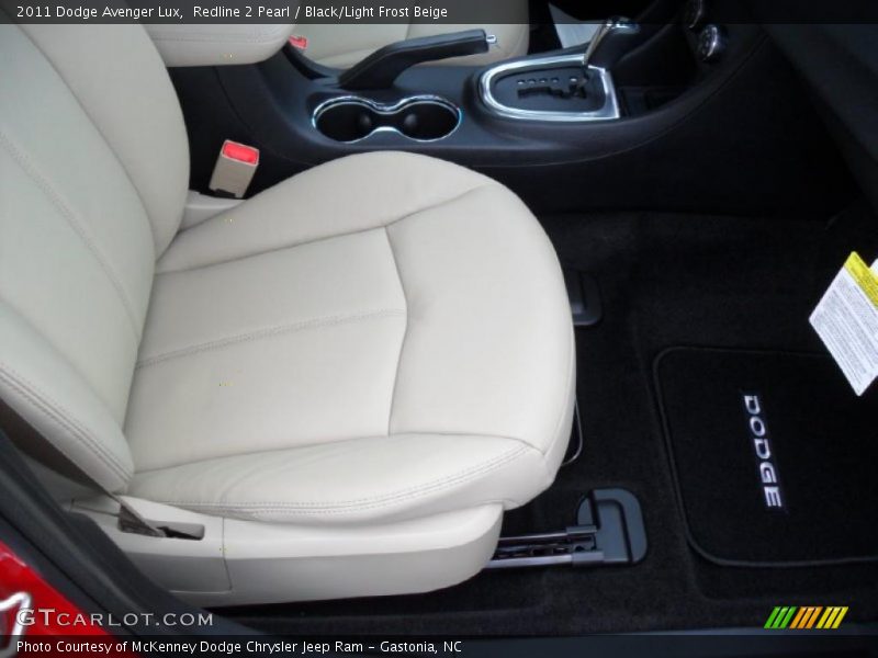 Redline 2 Pearl / Black/Light Frost Beige 2011 Dodge Avenger Lux