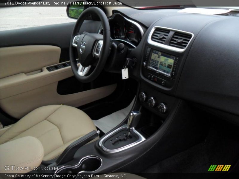 Redline 2 Pearl / Black/Light Frost Beige 2011 Dodge Avenger Lux