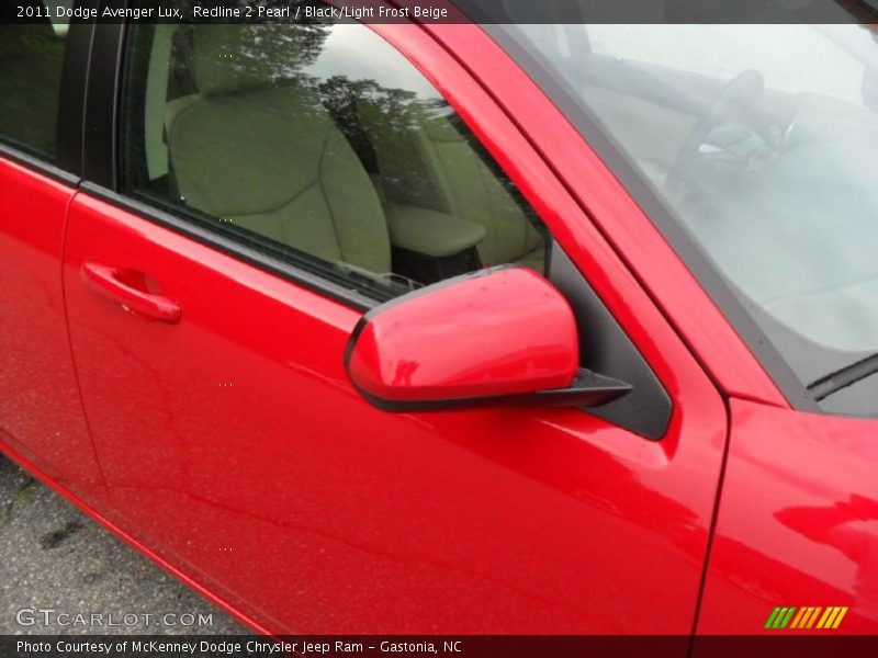 Redline 2 Pearl / Black/Light Frost Beige 2011 Dodge Avenger Lux