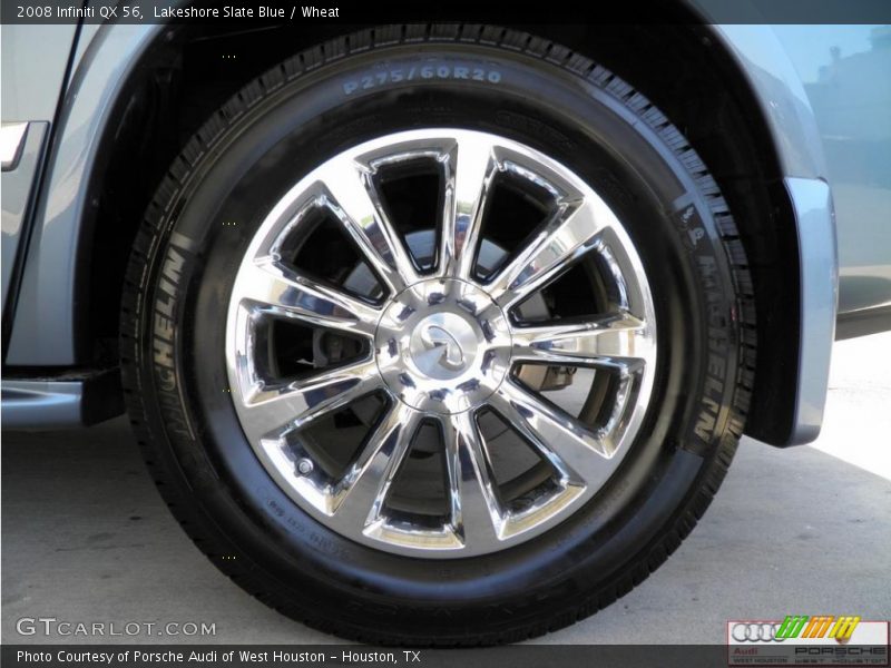 Lakeshore Slate Blue / Wheat 2008 Infiniti QX 56