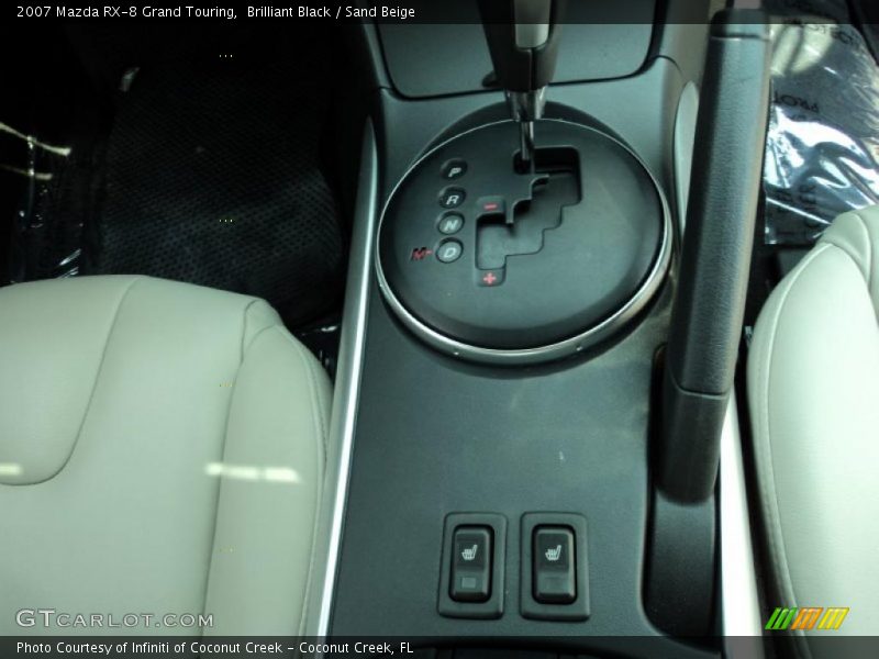 Brilliant Black / Sand Beige 2007 Mazda RX-8 Grand Touring