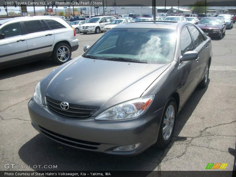 Phantom Gray Pearl / Stone 2003 Toyota Camry XLE V6