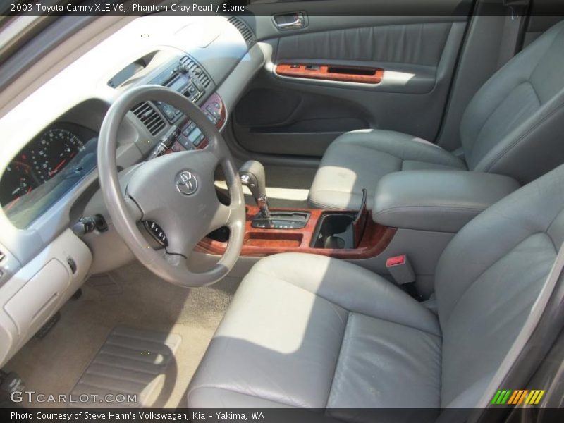 Phantom Gray Pearl / Stone 2003 Toyota Camry XLE V6