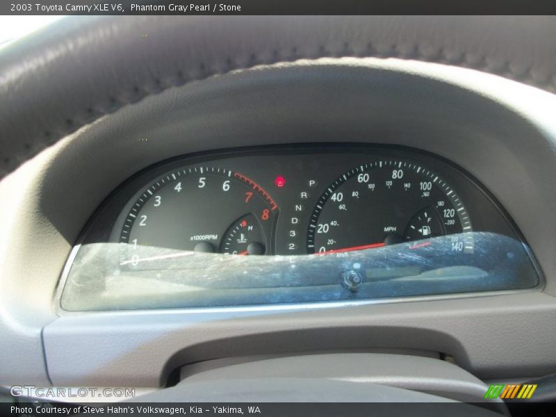 Phantom Gray Pearl / Stone 2003 Toyota Camry XLE V6