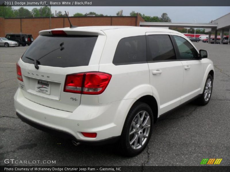Bianco White / Black/Red 2011 Dodge Journey R/T