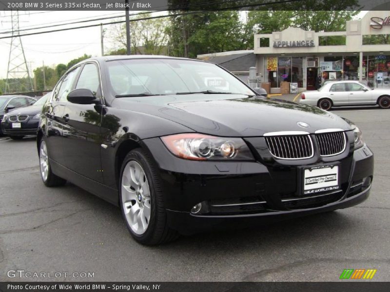 Jet Black / Black 2008 BMW 3 Series 335xi Sedan
