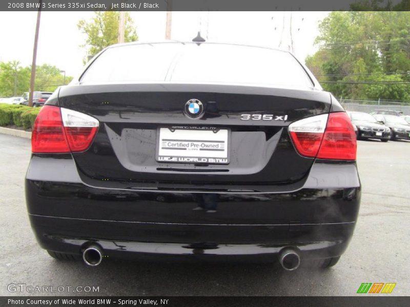 Jet Black / Black 2008 BMW 3 Series 335xi Sedan