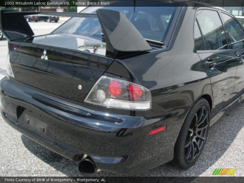 Tarmac Black / Black 2003 Mitsubishi Lancer Evolution VIII