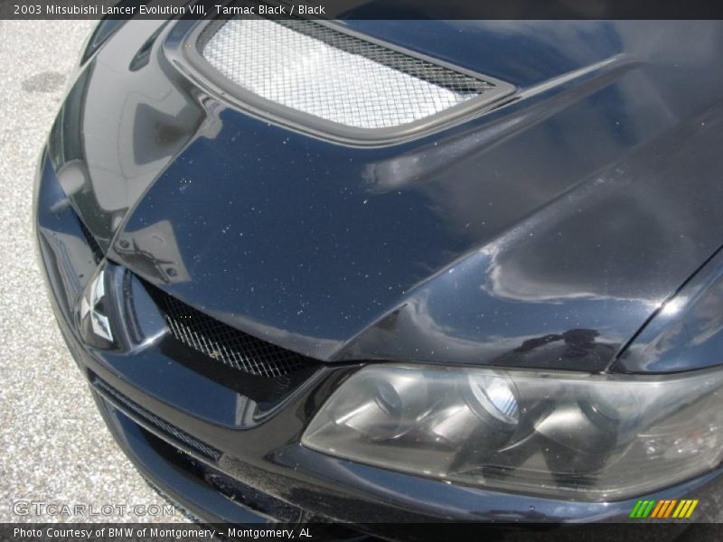 Tarmac Black / Black 2003 Mitsubishi Lancer Evolution VIII