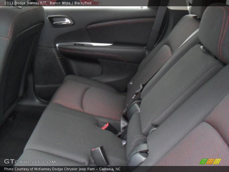 Bianco White / Black/Red 2011 Dodge Journey R/T