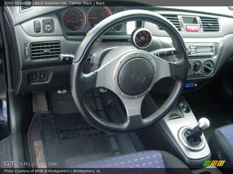 Dashboard of 2003 Lancer Evolution VIII