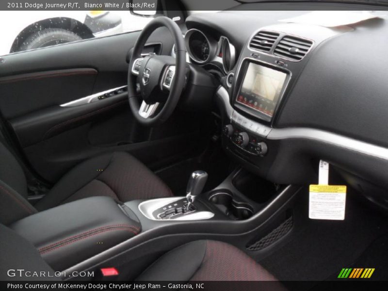 Bianco White / Black/Red 2011 Dodge Journey R/T