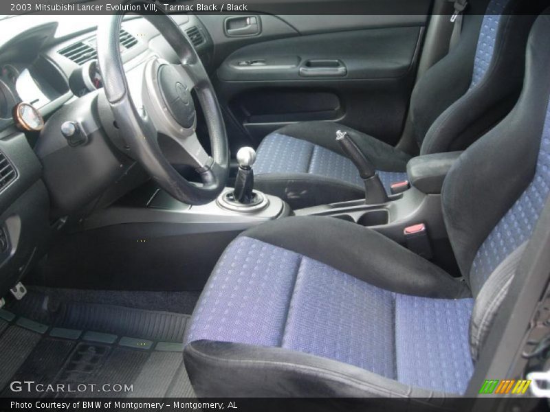  2003 Lancer Evolution VIII Black Interior