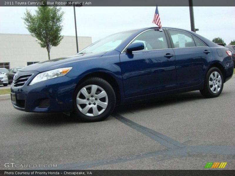 Blue Ribbon Metallic / Ash 2011 Toyota Camry LE