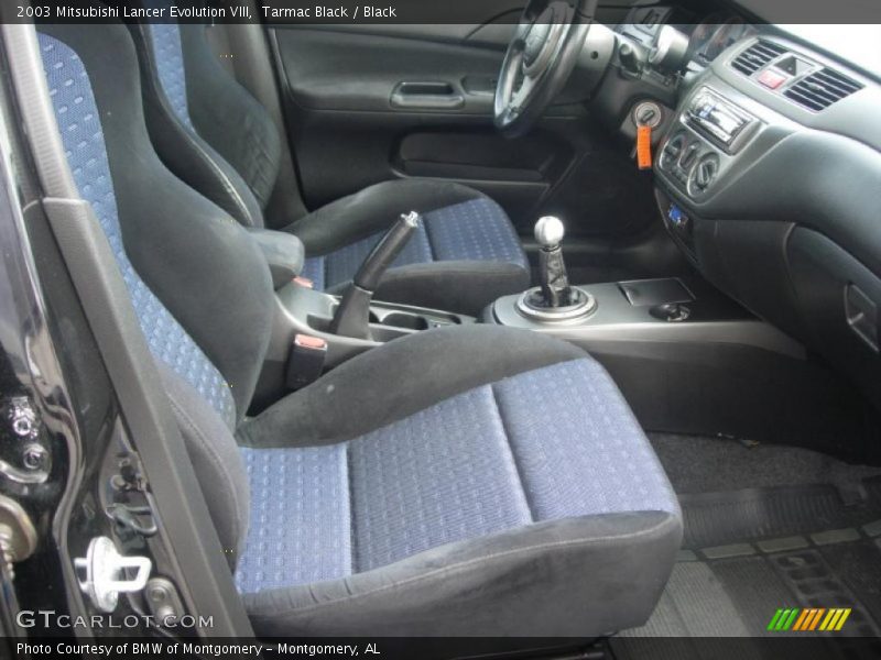  2003 Lancer Evolution VIII Black Interior