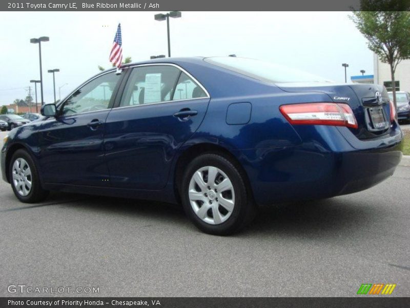 Blue Ribbon Metallic / Ash 2011 Toyota Camry LE