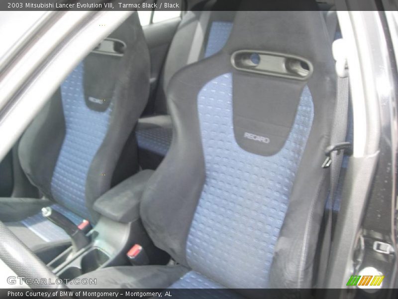 Tarmac Black / Black 2003 Mitsubishi Lancer Evolution VIII