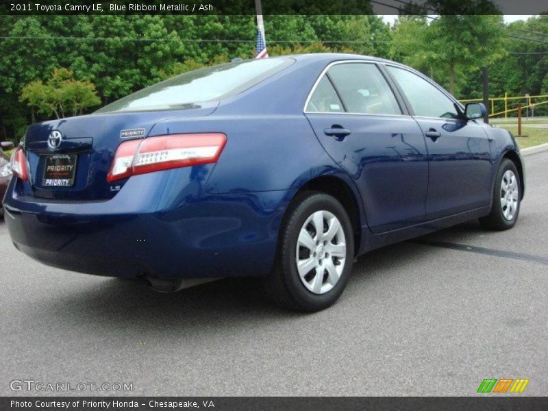 Blue Ribbon Metallic / Ash 2011 Toyota Camry LE