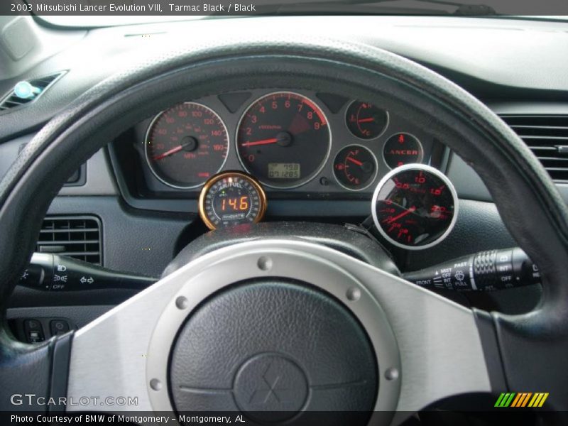 Tarmac Black / Black 2003 Mitsubishi Lancer Evolution VIII