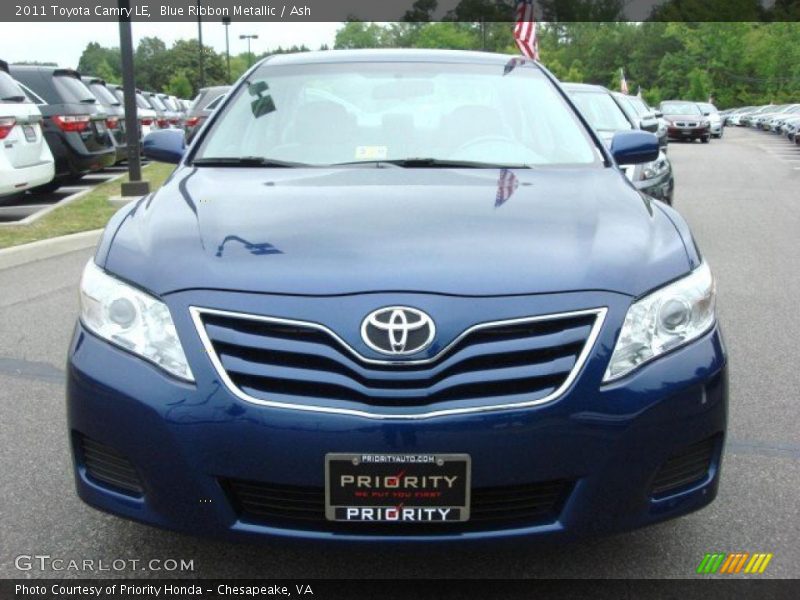 Blue Ribbon Metallic / Ash 2011 Toyota Camry LE
