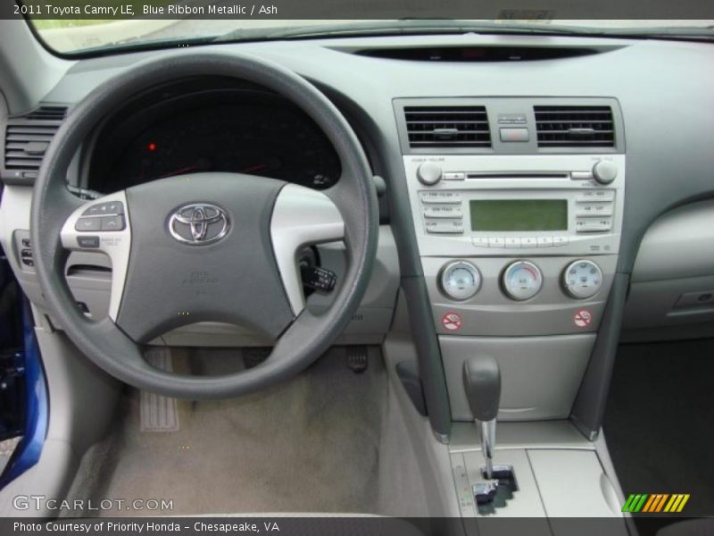 Blue Ribbon Metallic / Ash 2011 Toyota Camry LE