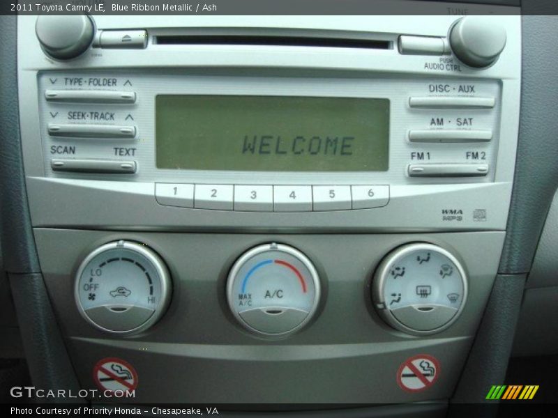 Blue Ribbon Metallic / Ash 2011 Toyota Camry LE