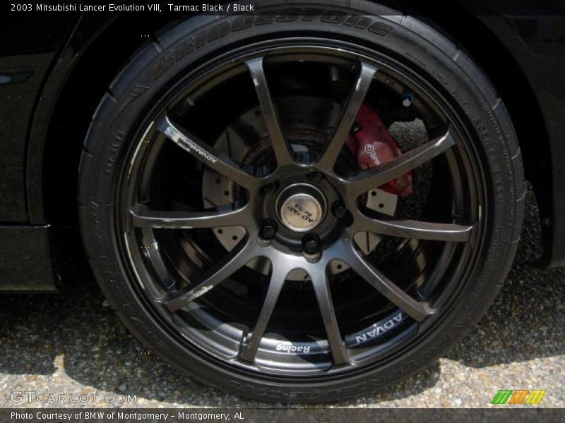 Custom Wheels of 2003 Lancer Evolution VIII