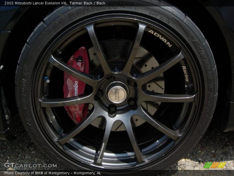 Custom Wheels of 2003 Lancer Evolution VIII