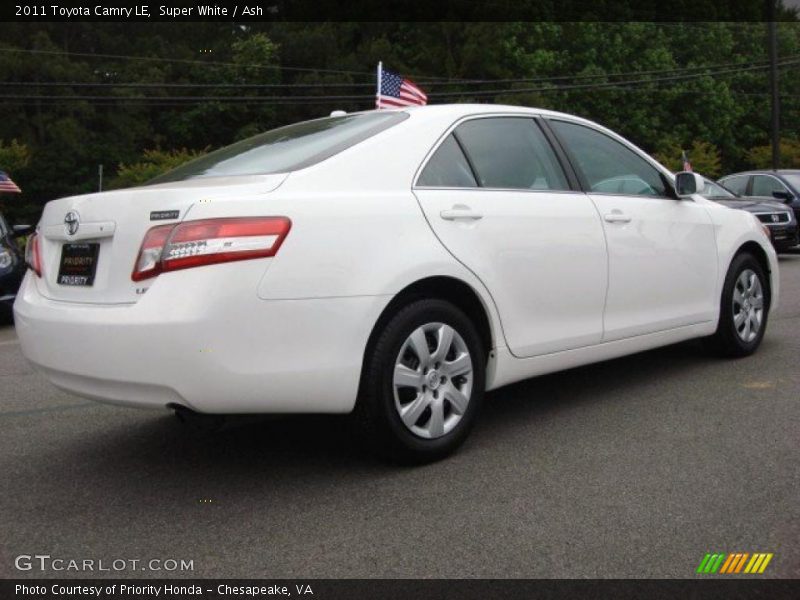 Super White / Ash 2011 Toyota Camry LE