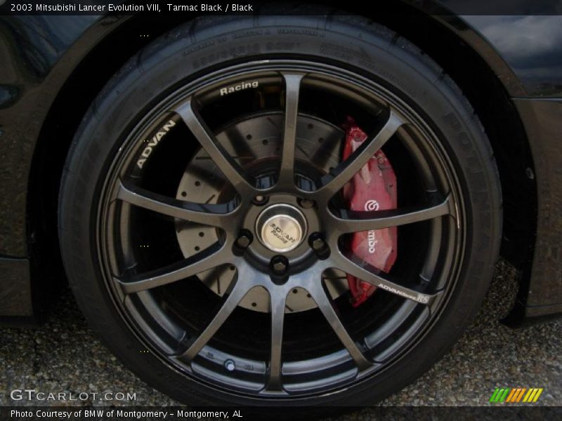 Custom Wheels of 2003 Lancer Evolution VIII
